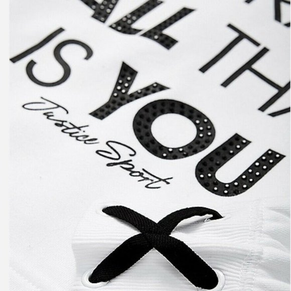 NWT JUSTICE GIRLS  HOODIE  *POSITIVE MESSAGE* - Picture 2 of 4